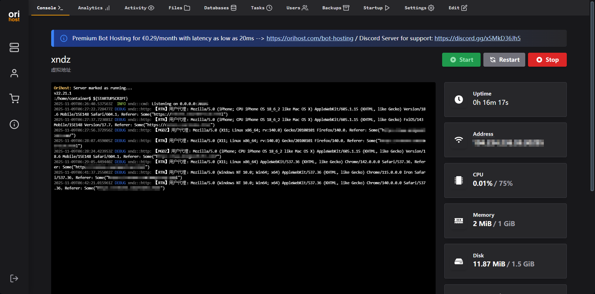 喵~ orihost 部署虚拟地址生成器- 闲聊吃瓜- MJJBOX